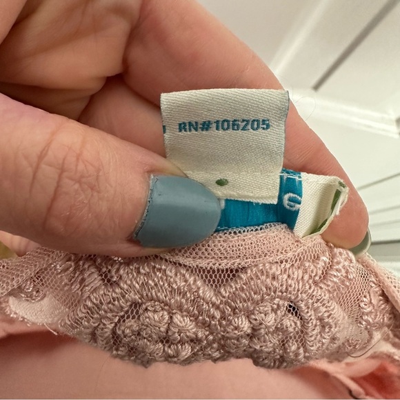 Sundance True Grace Pink Lace Dress Blush Pink Size PXS Made in India - Picture 12 of 15